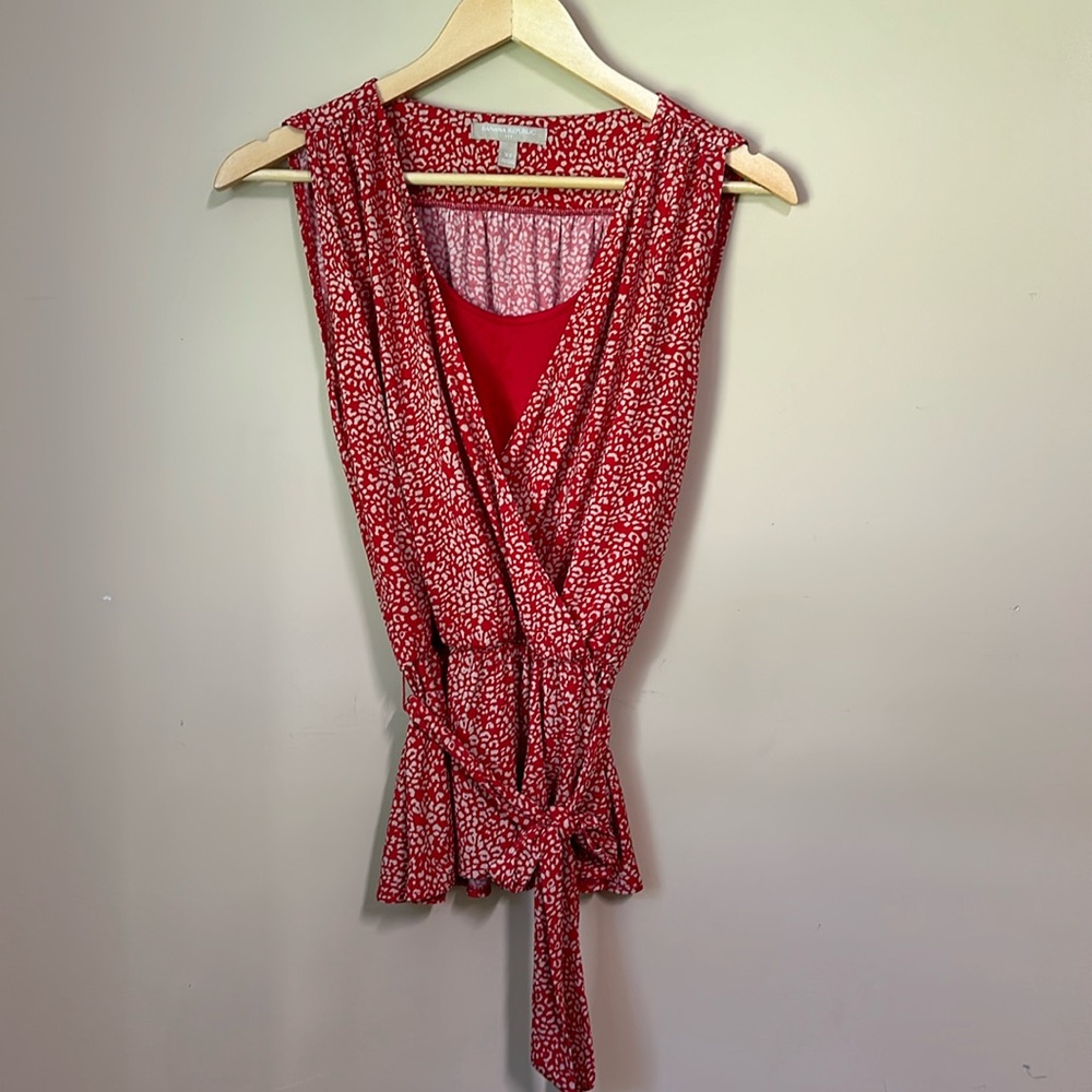 Banana Republic red top